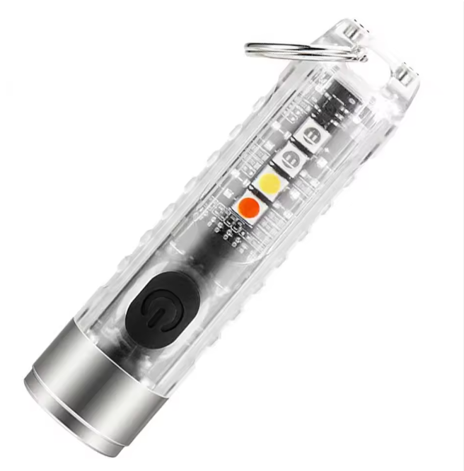 Mini Rechargeable Pocket Flashlight Keychain